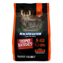 Pennington 100504528 Rackmaster Trophy Radishes Voedselperceel Zaadmix, 5 lb, Geen