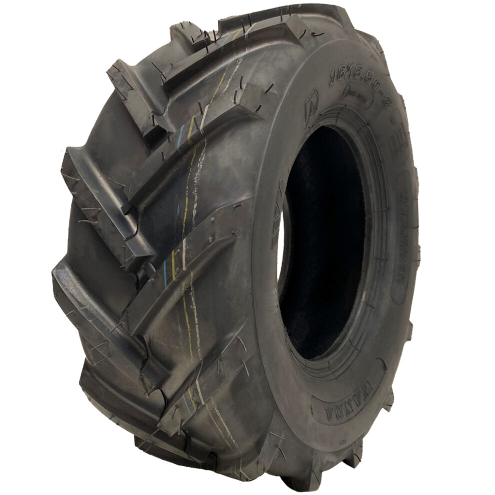 16X6.50-8 Open Centre Tyre Cleated Rotovator Lug Industrial Plant Wanda P328 5056116825322