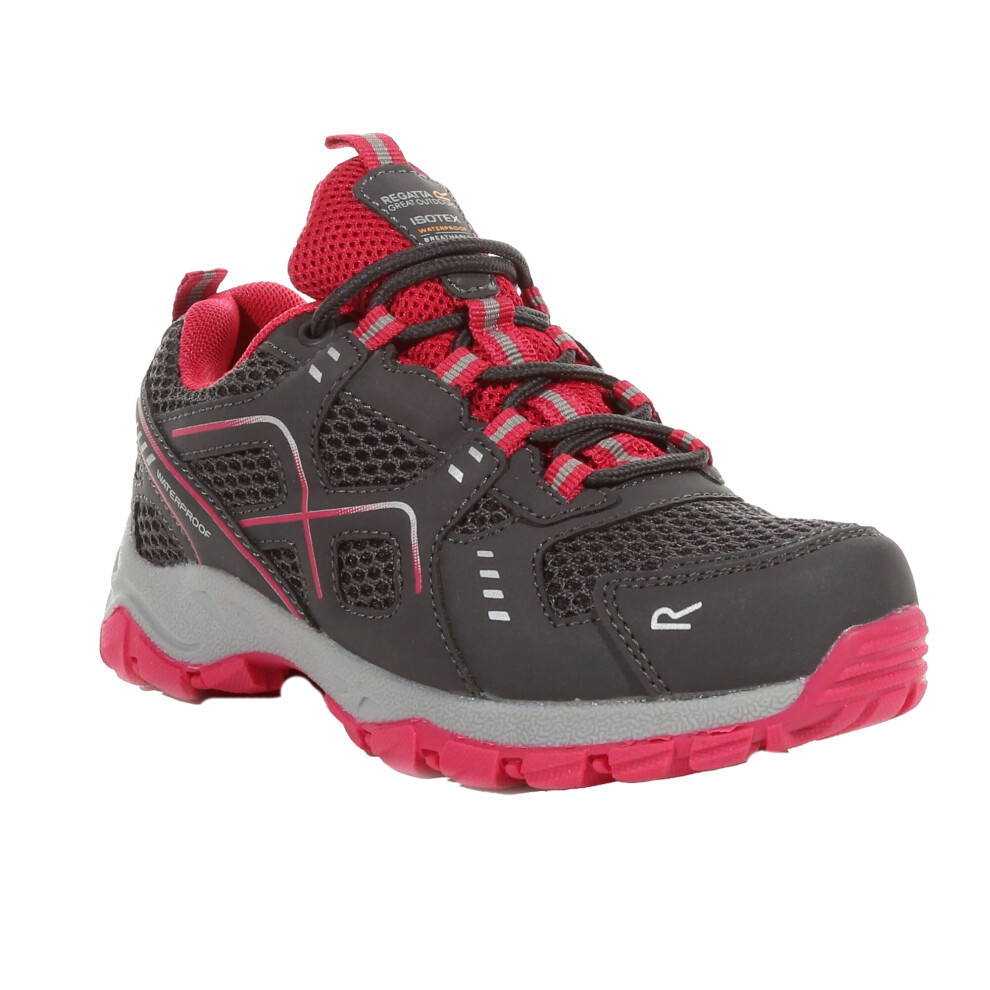 Regatta (2 Uk, Granite/Pink Potion) Childrens/Kids Vendeavour Walking Shoes