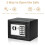 Safe Fireproof Safe with Fireproof Money Bag Sensor Light Digital Keypad Home Safe Adjustable Shelf Security Safe 3