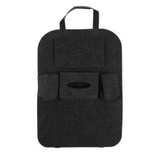 (Black) Seat Auto Car Back Organizer Holder Bag Stuff Multi Pocket Backseat Hanging Bags
