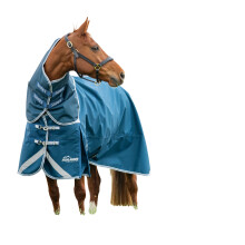 (6' 9", Ocean) Shires Highlander Original 50g Horse Turnout Rug & Neck Cover
