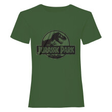 (XXL, Green) Jurassic Park Unisex Adult Monochrome T-Shirt