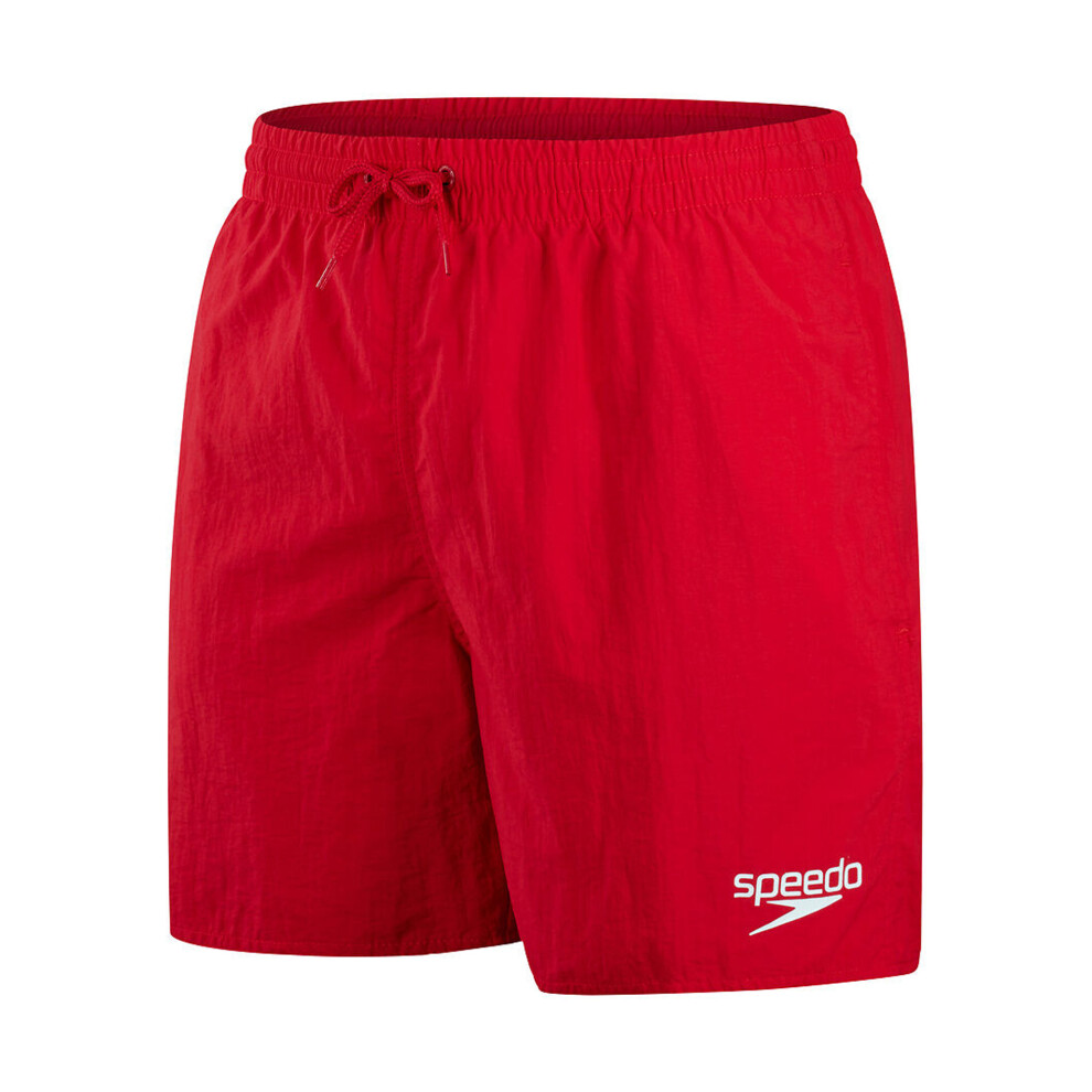 Speedo (S, Red) Mens Essential 16 Swim Shorts