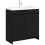 VidaXL vidaXL Badunterschrank Schwarze Eiche 78,5 x 37,5 x 81 cm 3