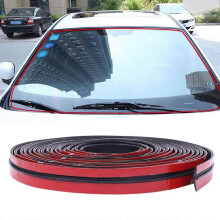 Easy Install T Type Sunroof Seal Rubber Trim Weather Stripping Dust Proof Seal Upgrades for Car Windshield & Tailgate