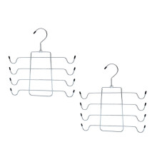 Multi Layer Metal Closet Hanger Heavy Duty Strong Load Capacity Hook Ideal for Bras Swimwear Clothes Storage Multicolor
