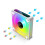 120x120x25mm PC Case Fan with Dynamic ARGB Color Effects Intelligent Temperature Based Speed Adjustment for Computer  Grey 1