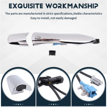 80640-3JA0B 80640-1BA0A Exterior Car Door Handle for FX30 FX35 FX37 2009-2013 QX50 QX60 QX80 EX35 QX70 Right