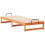 VidaXL vidaXL Bed Frame Brown 90 x 210 cm Solid Pine Wood 3