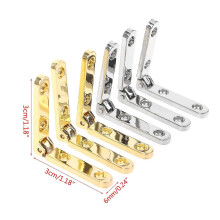 10 Pcs Small Zinc Alloy Hinges 90 Degree Home Hinges Wooden Jewelry Box Hinge Accessories for Small Wood Projects Silver
