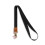 Lanyard mit PU-Leder und Polyester-Mischung Black 1