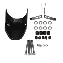 Capa de ProteçãO Do Guarda-Lamas Frontal para Motocicleta Suporte de Montagem da Placa de ExtensãO da Aba de Lama para F900R F900XR 20+