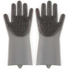 Silicone Dishwashing Gloves, Kitchen Cleaning And Scrubbing Gloves Dishwashing Gloves