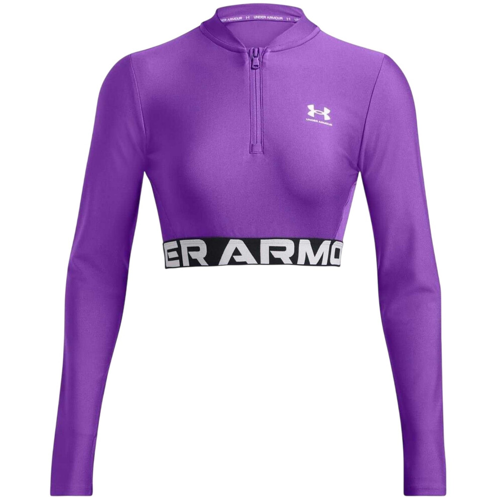 Under Armour (10 Uk, Purple) Womens/Ladies Heatgear Top