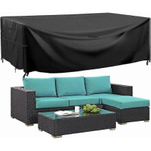 Garden Furniture Cover, Oxford Fabric Waterproof Outdoor Furniture Cover, Protective Cover for Furniture Table Cover 250x170x110cm