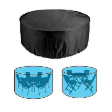 (86*36cm) Furniture Cover,round Terrace Furniture Cover, Waterproof Outdoor Table And Chair Cover, Outdoor Furniture Cover
