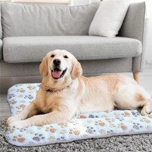 Warm Cat Pad Dog Kennel Pad Crate Mat Non-Slip Cat Bed Multifunctional Pet Sleeping Mat for Small Kittens Puppies