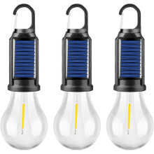 Solar Tent Lamp Portable Led Tent Lights, Hook Hurricane Emergency Led Camping Light Bulb, Usb Recha