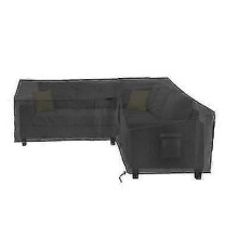 (300*300*90cm, Black) Outdoor Garden Furniture Dust Cover,corner Furniture Cover