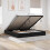 VidaXL vidaXL Ottoman Bed Frame Black King Size Velvet 1