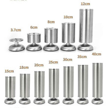 Stainless Steel Furniture Legs Adjustable Sofa Legs Cabinet Table Feet Heavy Duty Replacement Bar Worktop Support 2025