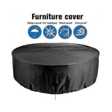 (76*58cm) Furniture Cover,round Terrace Furniture Cover, Waterproof Outdoor Table And Chair Cover, Outdoor Furniture Cover