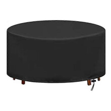 185*110CM Luxora Round Garden Furniture Cover, Garden Furniture Covers Waterproof, Garden Furniture Covers, Waterproof, Windproof, Anti-UV