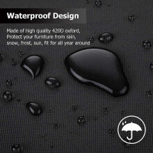 270*180*89CM Patio Furniture Covering, 420d Outdoor Furniture Covering with Retract