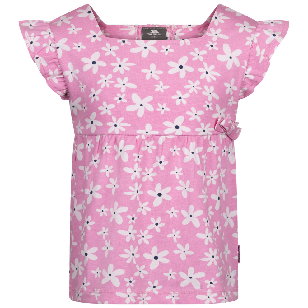 Trespass (2-3 Years, Sweet Pink) Girls Damia T-Shirt