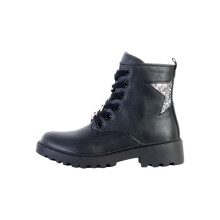 Bottes à Lacets Geox Casey - Noir/Argent sombre