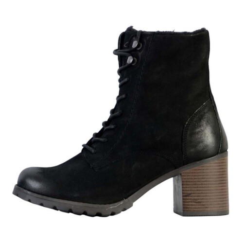 Clarks Bottine Cuir Clarks Well Lace - Noir