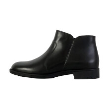 Bottine Plate Cuir Geox Jaylon 2 Smo.Lea - Noir