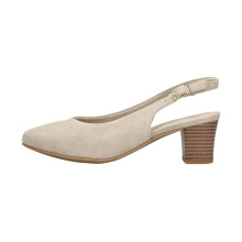 Escarpins Cuir à Talon Rieker Calf - Beige