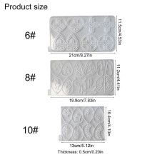 Reusable Silicone Pendant Mold Hollow Earrings Moulds Silicone Pendant Moulds Handmade Jewelry Making Accessories