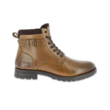 Bottines en cuir - KAPORAL - Grala - Marron - Tige haute - Semelle crantée
