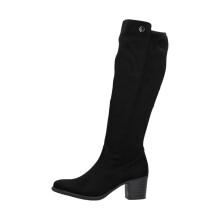 Botte Plate Cuir Rieker Minato - Noir
