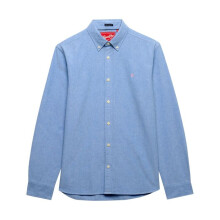 Chemise Manche Longues Superdry Preppy Oxfort - Bleu ciel