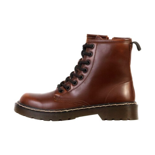 Bottines à Lacets Super Mode - Marron