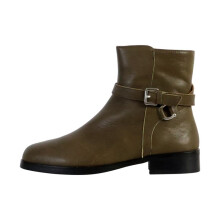 Bottines Cuir The Divine Factory Alénoa - Kaki