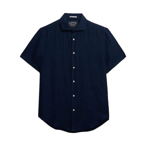 Superdry Chemise à Manches Courtes Superdry Riviera - Marine Eclipse