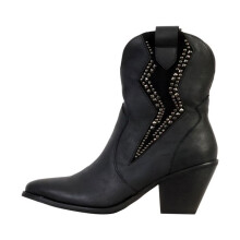 Bottines à Zip Super Mode - Noir