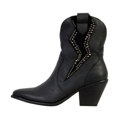 Bottines à Zip Super Mode - Noir