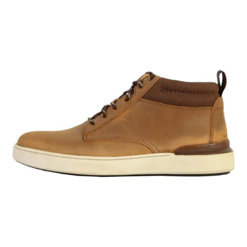 Clarks Bottine Cuir Clarks Scene Zip - Brun Foncé