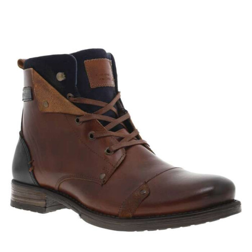 Bottines cuir talon plat
