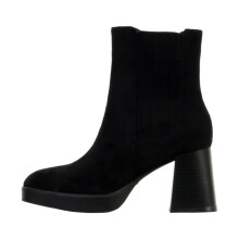 Bottines à Talon Zip Super Mode - Noir