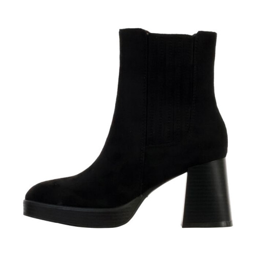 Bottines à Talon Zip Super Mode - Noir