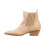 Bottines - SUPER MODE - LBS - Zip - Talon bloc large - Beige 1