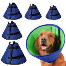 Antiscratch Injury Elizabethan Collar for Cats Dogs Adjust Collar Pet Wound Recovery Licking Prevent Neck Collar XL