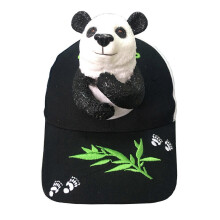 Women Cartoon Panda Hat 3D Animal Theme Baseball Hat for Travel and Fun Adult Children Headwear for Various Outfit